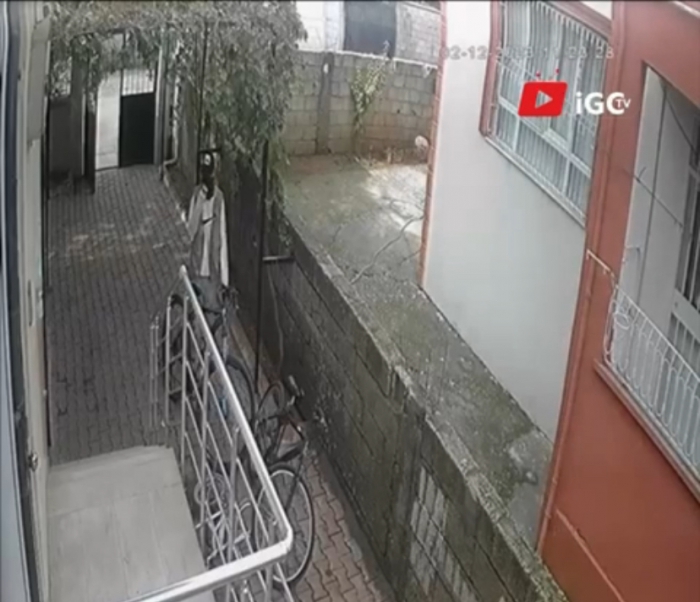 Adıyaman’da bisiklet hırsızı güvenlik kamerasına yakalandı