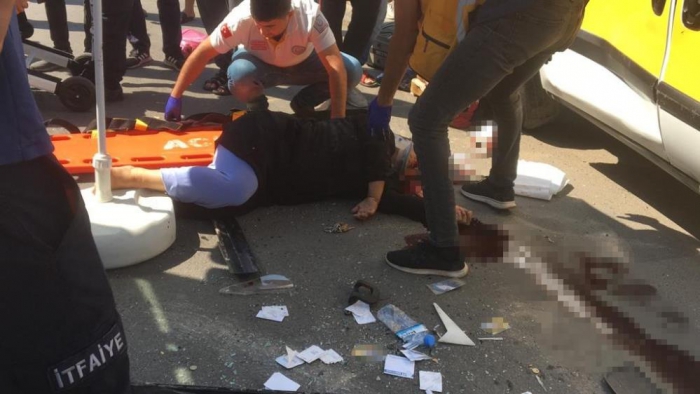 Adıyaman´da iki ticari araç kafa kafaya çarpıştı: 1 ölü, 3 yaralı