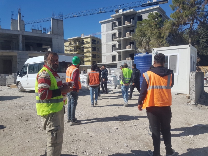 Adıyaman'da inşaat şantiyesinde kavga 1 işçi çekiçle yaralandı