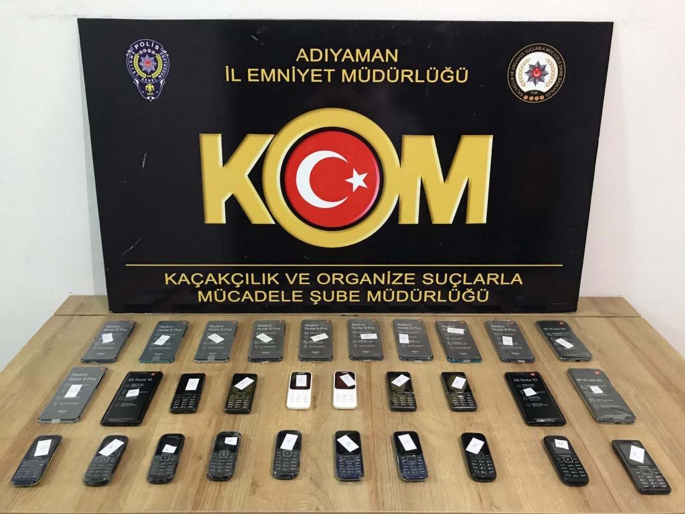 Adıyaman’da kaçak telefon operasyonu: 1 gözaltı