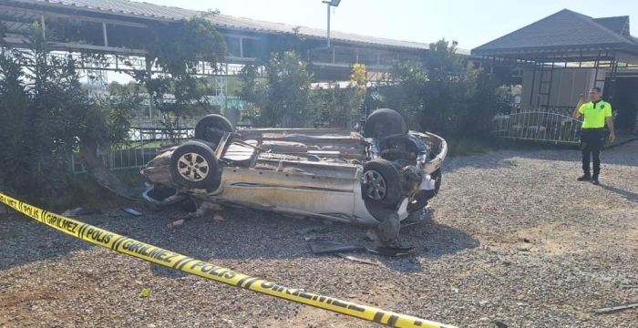 Adıyaman’da otomobil şarampole yuvarlandı: 2 ölü