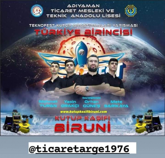 Adıyaman’ın Mucitleri TEKNOFEST 2021'de Türkiye Birincisi