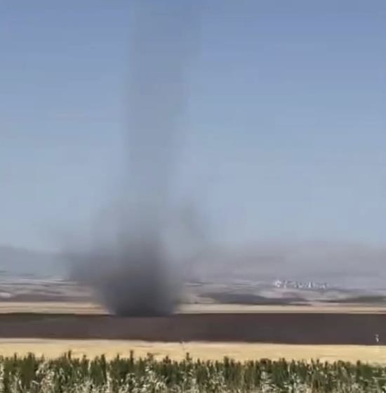 Adıyamanda hortum görüntülendi