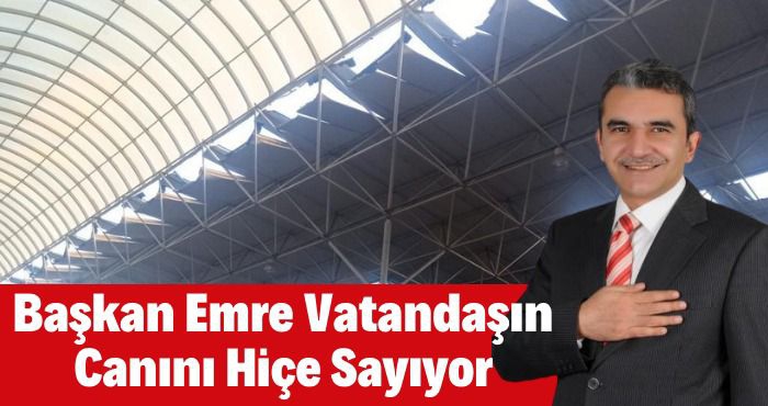 Besni Belediye Başkanı Emre Vatandaşın Canını Hiçe Sayıyor