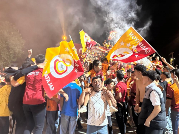 Galatasarayın şampiyonluğu Adıyamanda coşkuyla kutlandı