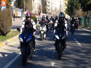 40 Motosikletli Doğu Türkistan İçin Gaza Bastı