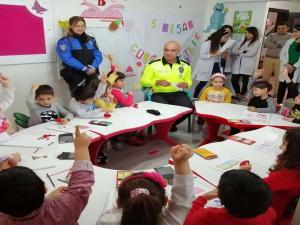 Adıyaman'da Minik Öğrencilere Trafik Eğitimi Verildi