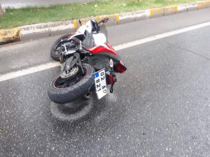 Adıyamanda Motosiklet Kazası; 2 Yaralı
