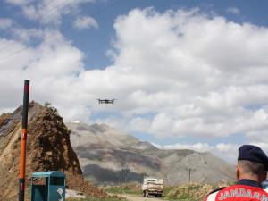 Çelikhan'da Drone İle Asayiş Uygulaması
