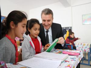 Kızılkaya Köy Okullarını Ziyaret Etti