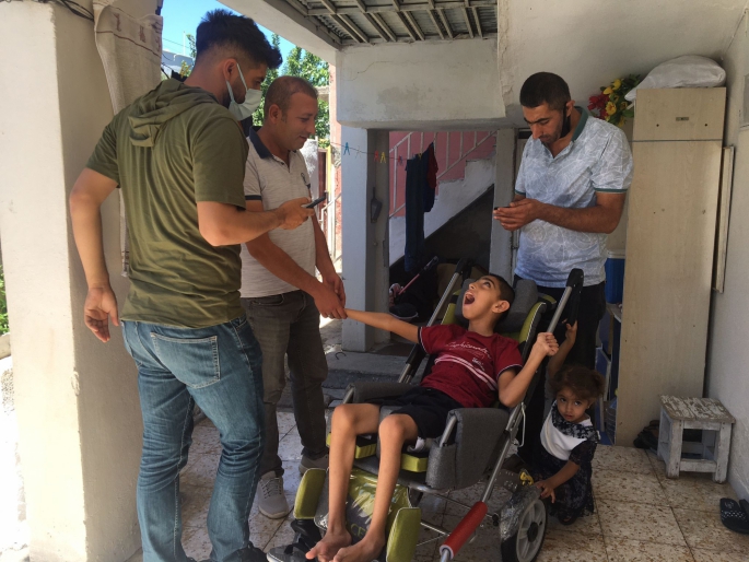 Hasan Berkcan Serebral palsi hastasına umut oldu