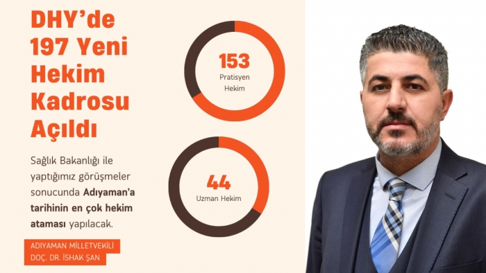 Hekim ataması ile ilgili müjde İshak Şan’dan Geldi