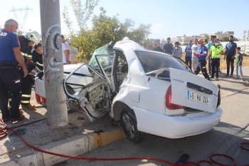 13 Yaşındaki Sürücü Kaza Yaptı Hastanede Yaşam Mücadelesi Veriyor
