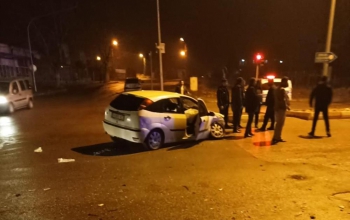 Adıyaman´da iki otomobil çarpıştı: 8 yaralı
