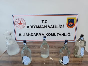 Adıyaman’da sahte içki ele geçirildi