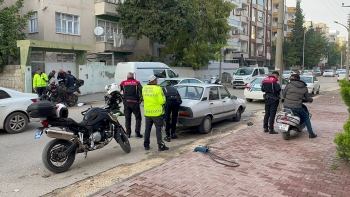 Adıyaman’da şüpheli sürücü yunus timlerinin dikkatinden kaçamadı