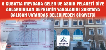 Adıyaman Halkı Belediyeden Dertli