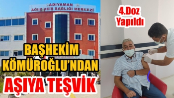 Başhekim Kömüroğlu Vatandaşları Aşı’ya Davet Etti