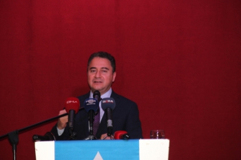 Deva Partisi Genel Başkanı Ali Babacan Adıyaman'da