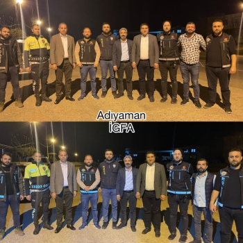İGC Görev Başındaki Polislerin Polis Haftasını Kutladı