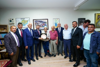 MSK Başkanı Aydın Gaziantepli Bürokratlarla Adıyamanlılar Derneğini Ziyaret etti