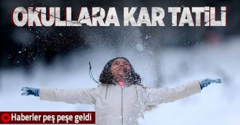 Sincik, Kahta, Gerger ve Gölbaşı ilçelerinde okullar tatil