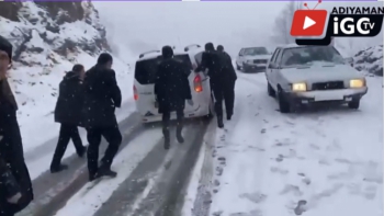 Sürücülerin imdadına protokol yetişti