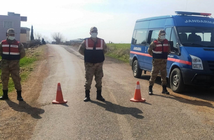 Kahta'da Erikdere köyü karantinaya alındı