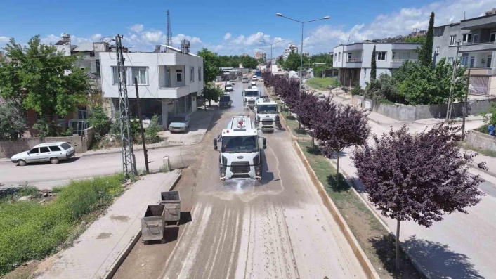 Adıyaman Belediyesinden temizlik çalışması