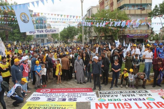 Adıyaman´da 1 Mayıs İşçi Bayramı kutlandı