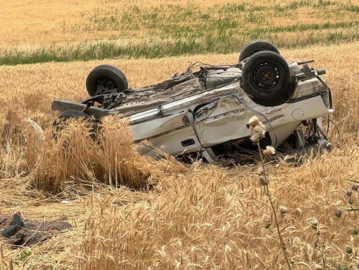 Adıyaman´da feci kaza: 1 ölü, 1 yaralı