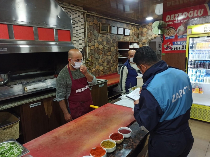 Adıyaman´da korona virüs denetimleri sürüyor
