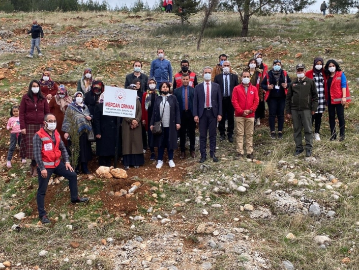 Adıyaman´da Mercan Hatıra Ormanı oluşturuldu