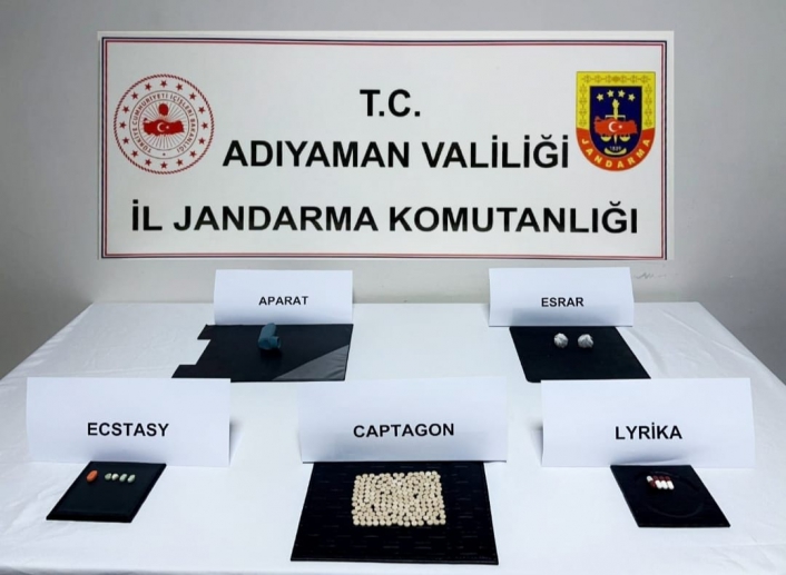 Adıyaman'da uyuşturucuya 1 gözaltı