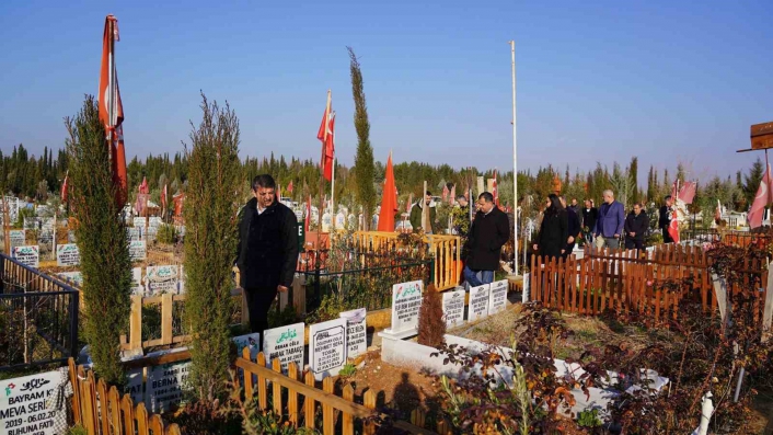Adıyamanda deprem şehitliği anıtı için ilk adım atıldı

