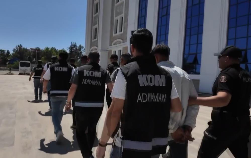 Adıyamanda suç örgütü operasyonu: 6 şahıs tutuklandı