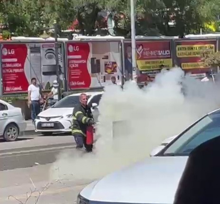 Adıyamanda trafo yangını korkuttu
