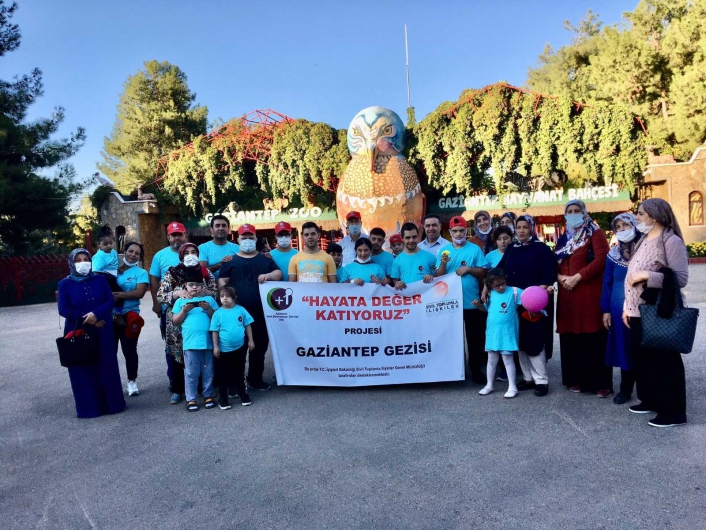 Adıyamanlı down sendromlular Gaziantep´i gezdi