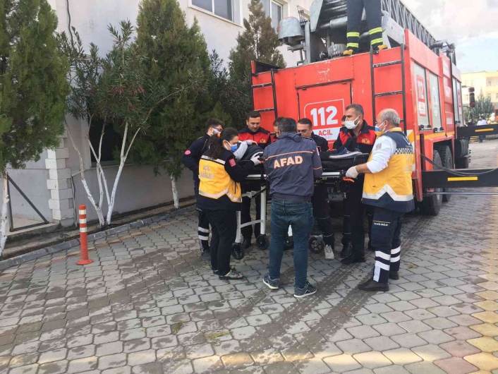 Ağız ve Diş Sağlığı Hastanesinde yangın tatbikatı
