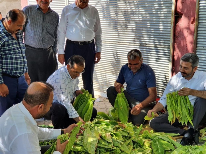 Başkan Aydın ve AK Parti heyeti Kahta´nın merkez ve köylerini gezdi