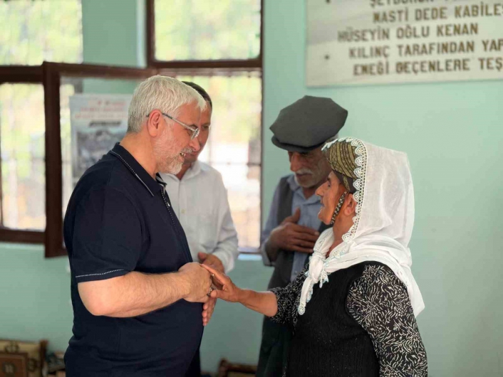 Başkan Kablandan Şeybor ziyaretinde aşure mesajı
