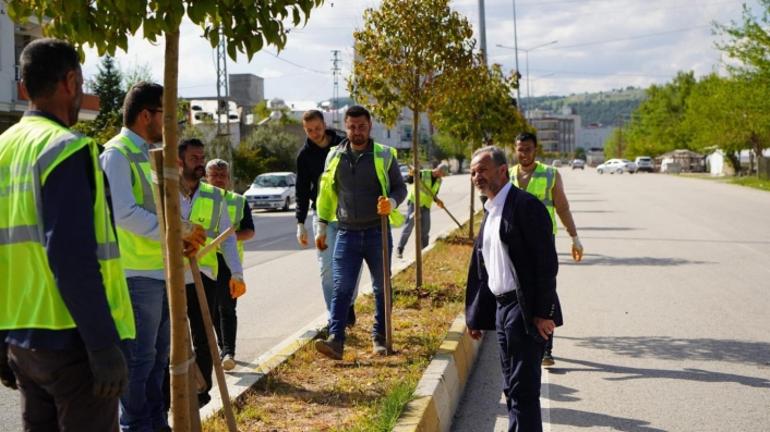 Başkan Kılınç, sahadaki personeli yalnız bırakmıyor
