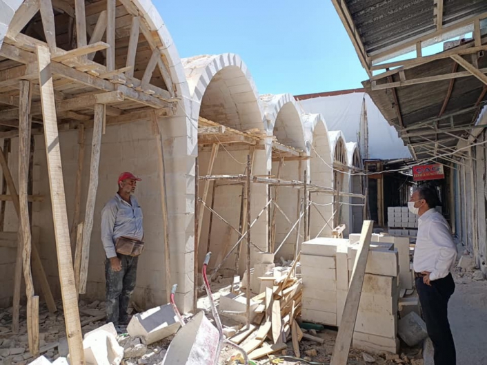 Başkan Kılınç, tarihi Adıyaman Çarşısı´ndaki çalışmaları inceledi
