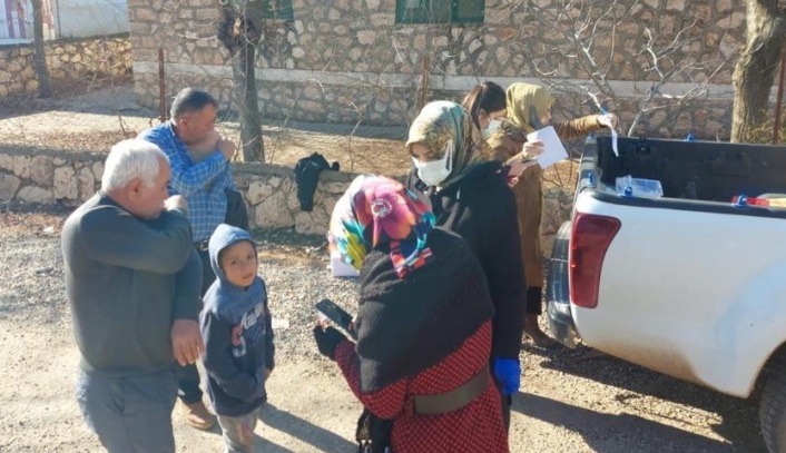 Besni köylerinde rekor düzeyde aşılama yapıldı
