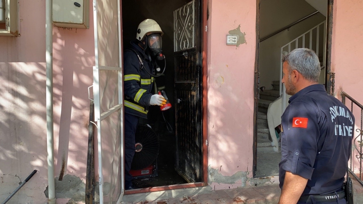 Adıyaman'da ikamet yangını korku ve paniğe neden oldu