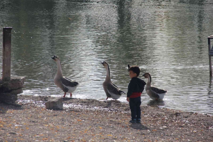 Gölbaşı Gölleri Tabiat Parkı sonbaharda ayrı güzel
