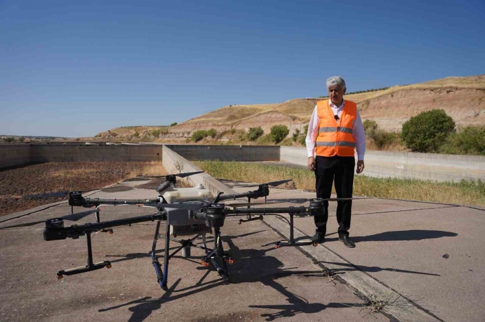 Kahtada sivrisinekle mücadelede dronlu çözüm
