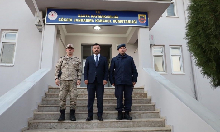 Kaymakam Soysaldan Göçeri Jandarma Karakoluna ziyaret
