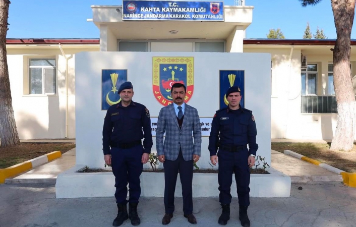 Kaymakam Soysaldan Narince jandarma karakoluna ziyaret
