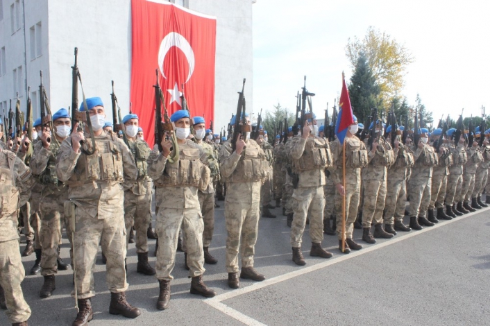 Adıyaman'da Komandolar barış için Suriye´ye uğurlandı